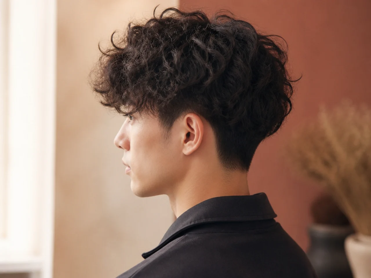 A perm in its first week