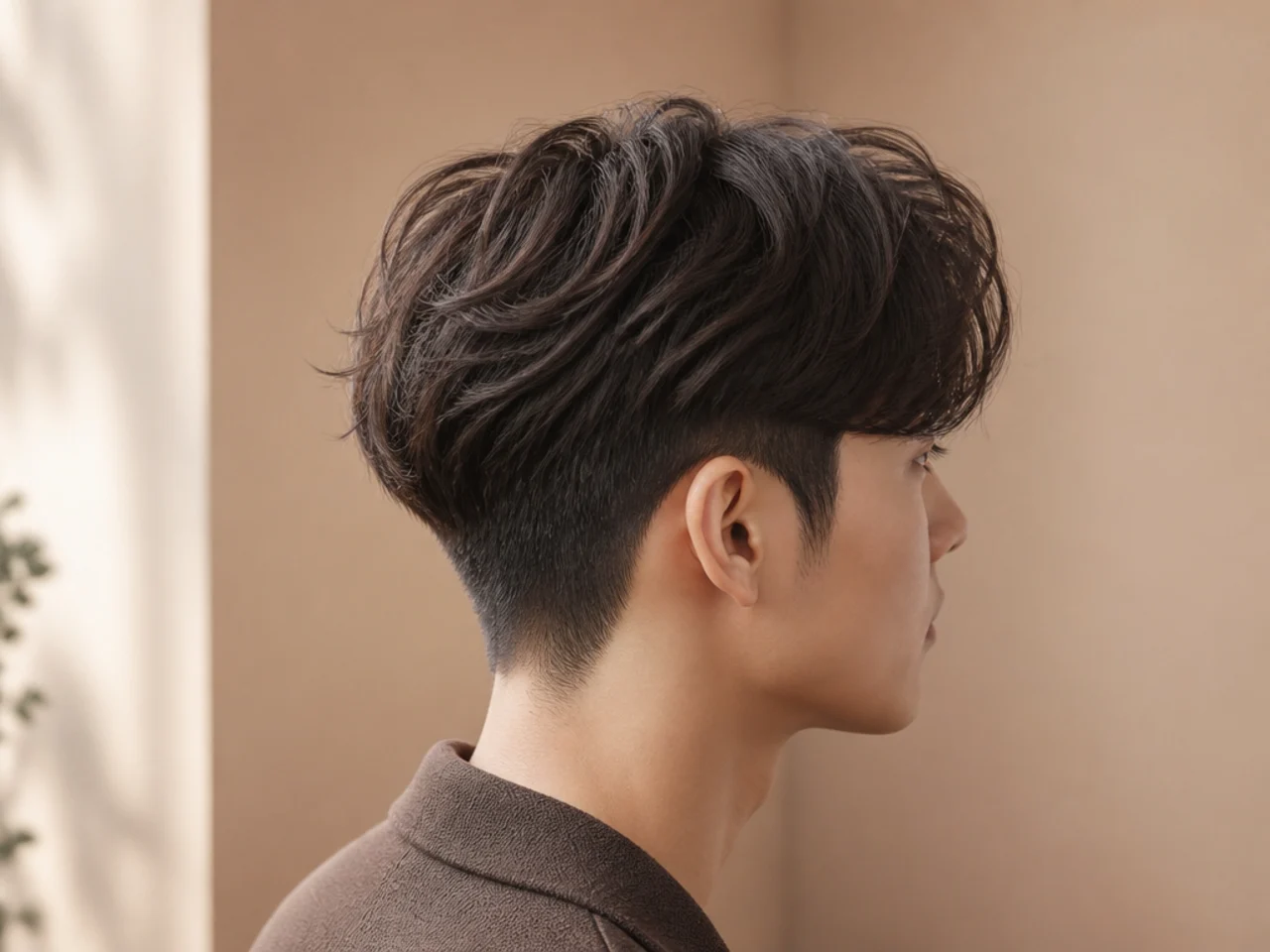A two block with a down perm at the sides