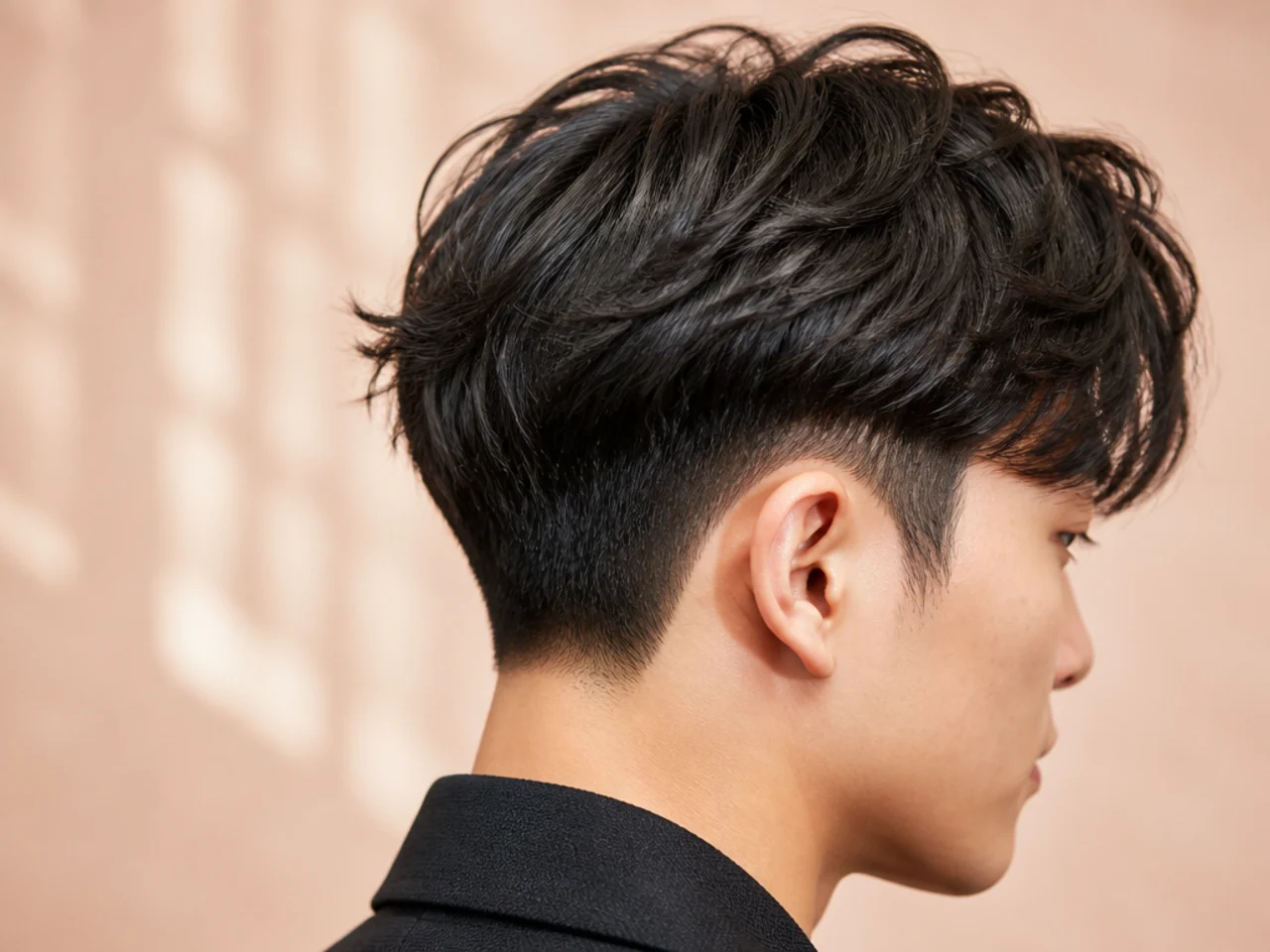 A disconnection just above the ear