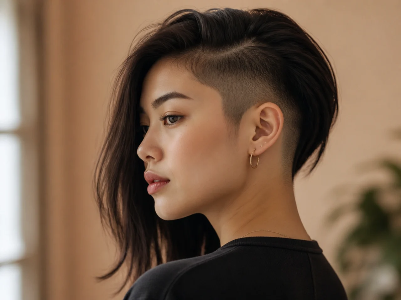 A single-side undercut