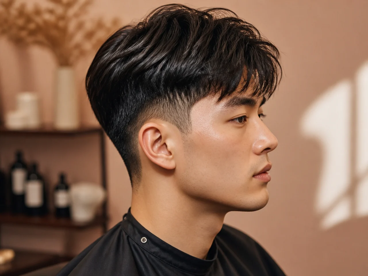 Thick Two Block with Mid Fade