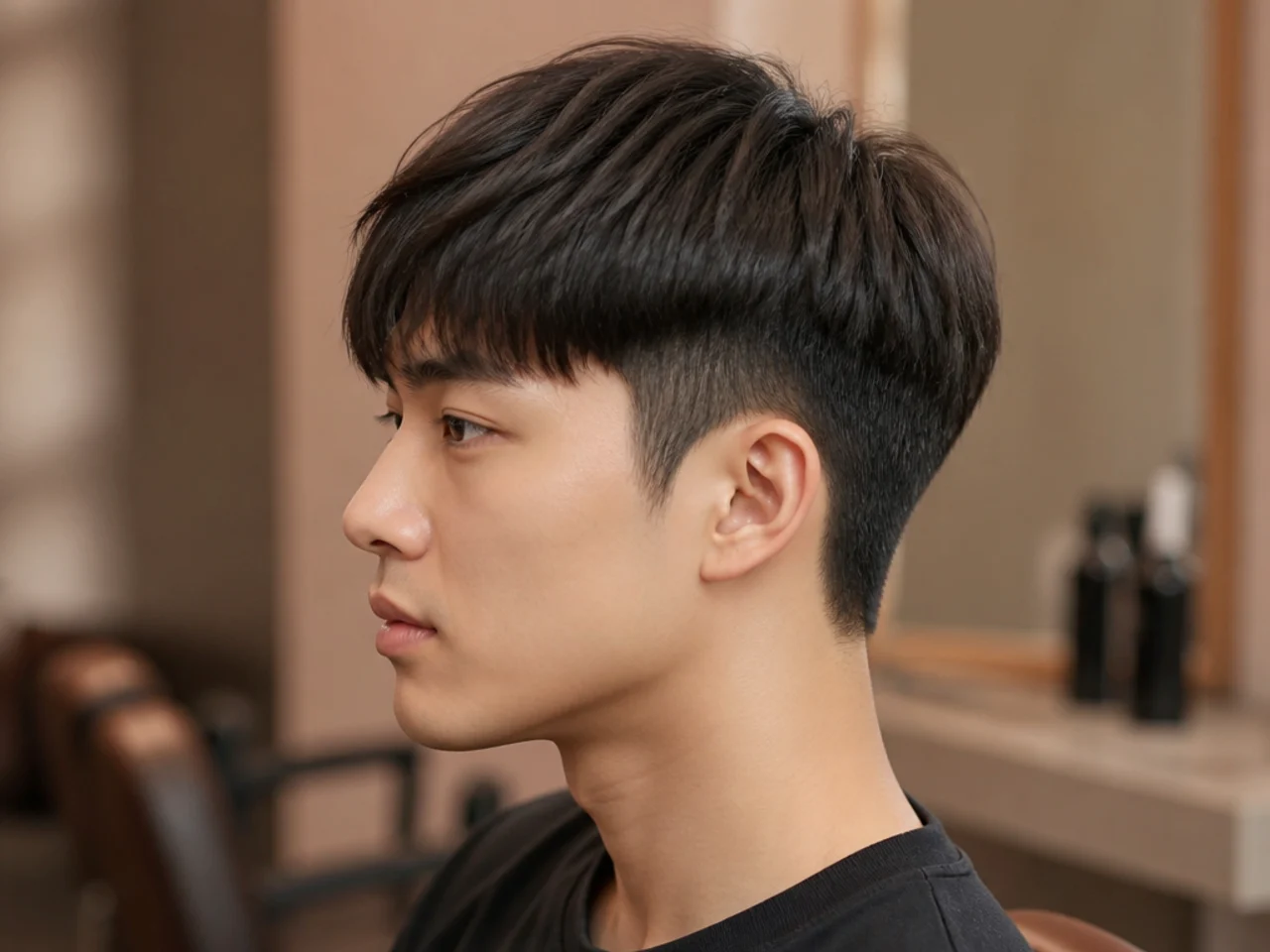 Two Block Bowl Cut