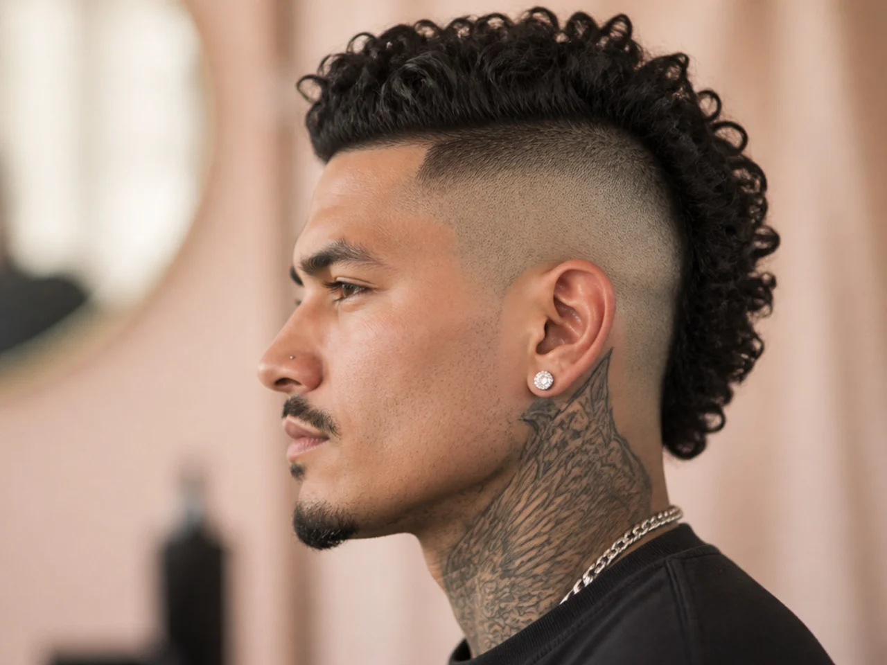 Daring Mohawk Undercut Fade
