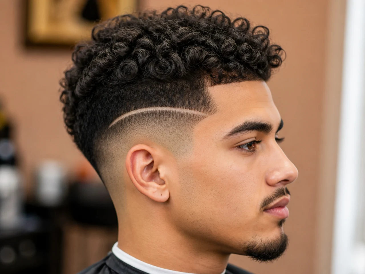 Fresh Mid Undercut Fade with Cool Design