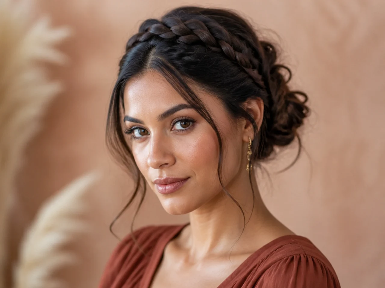 Braided Bun Updo