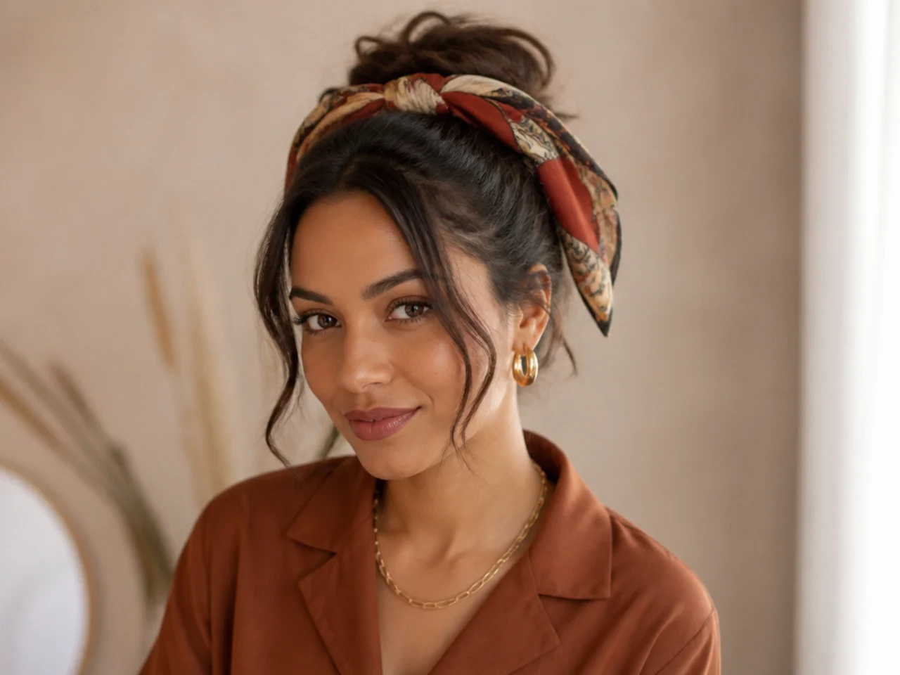 Tied With A Scarf