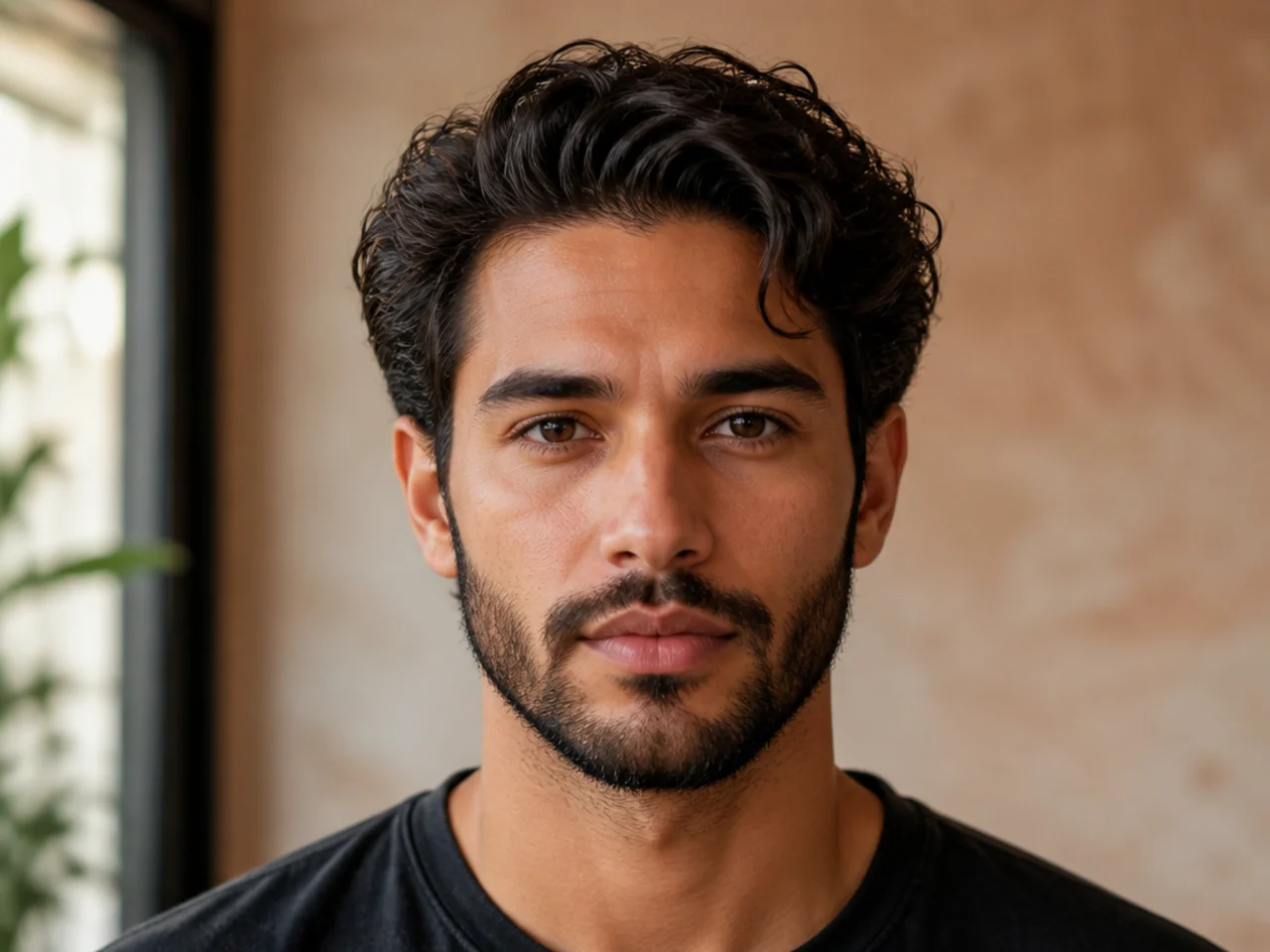 A man with wavy hair and a beard
