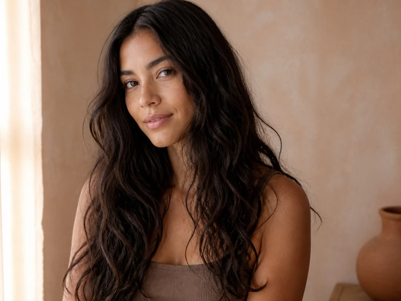 Hair left unbrushed between washes