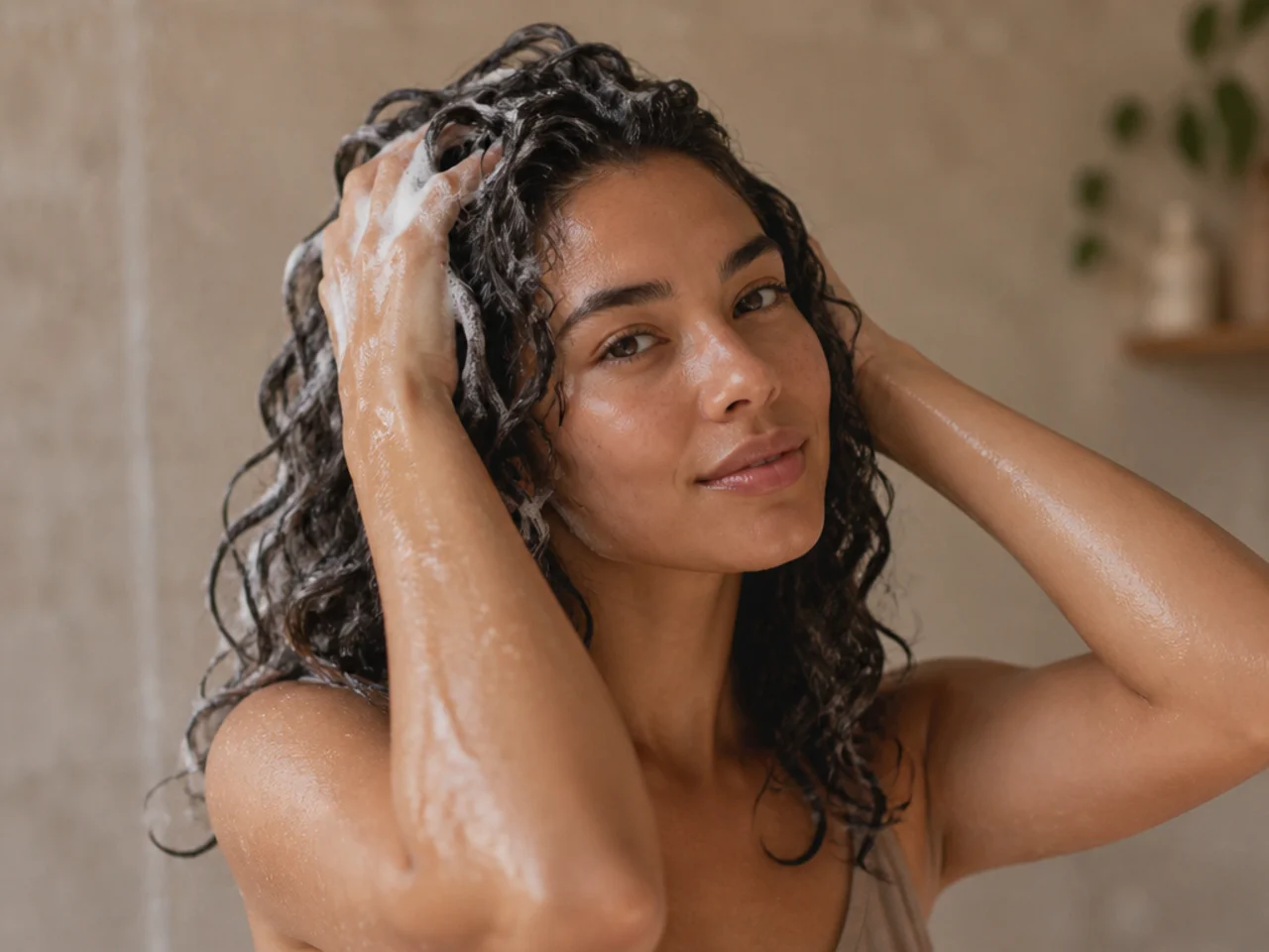 A monthly clarifying wash