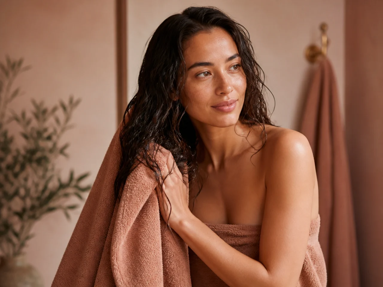 An evening wash routine