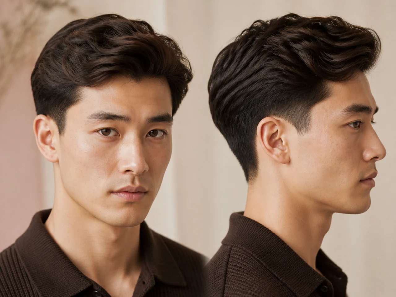 A wavy ivy league with a longer top