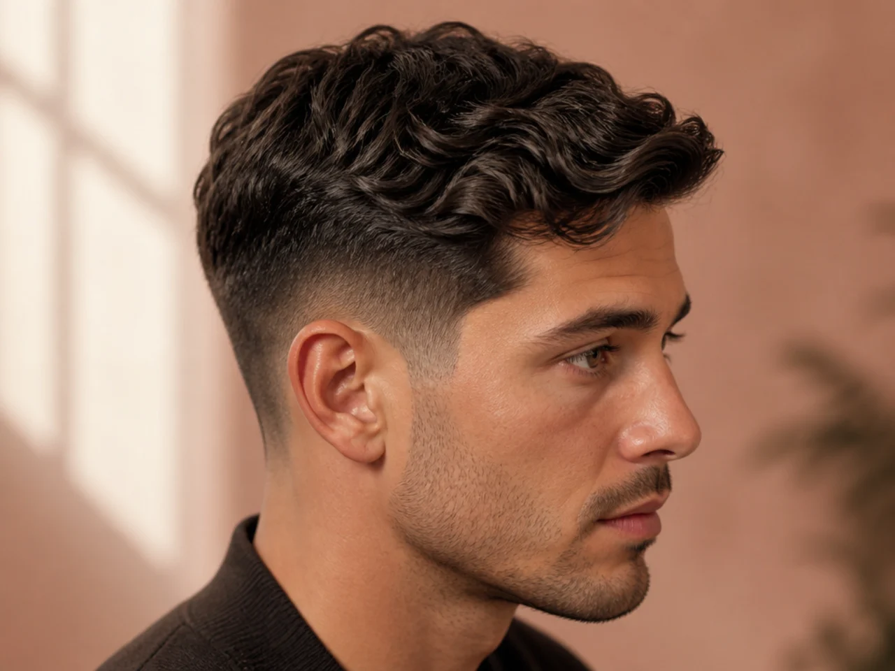 A 2C wavy ivy league haircut