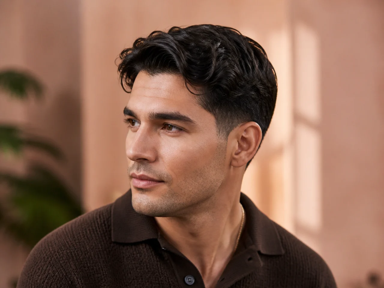 A wavy ivy league finished with sea salt spray