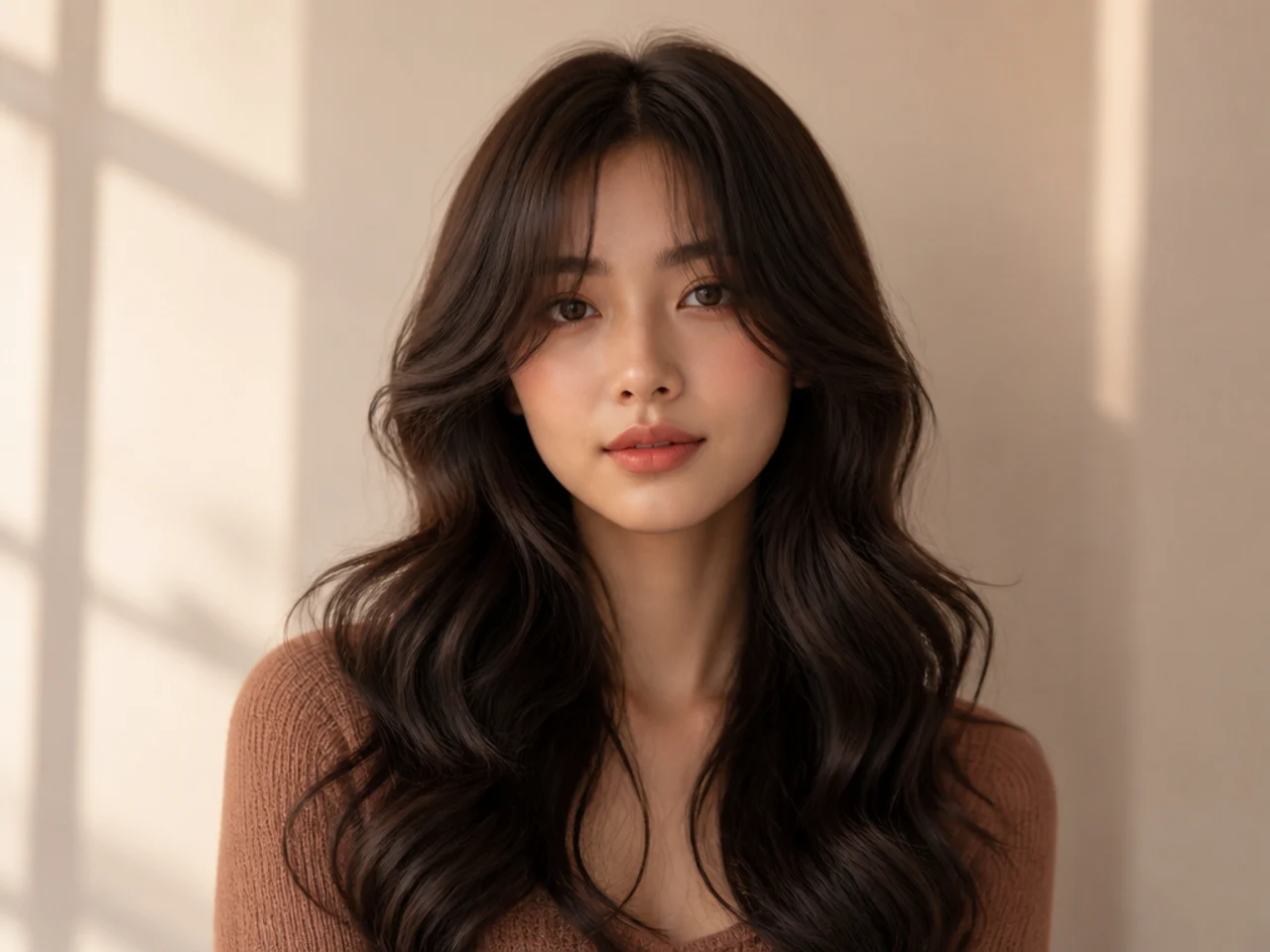 A body wave on thick hair
