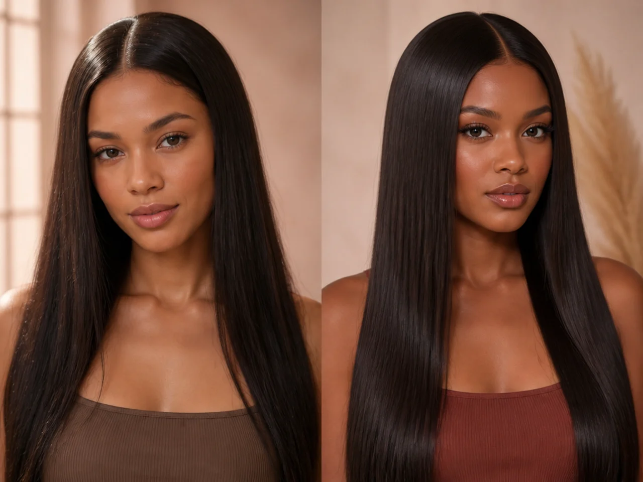 15 Straight Hair: Wig vs Natural Looks