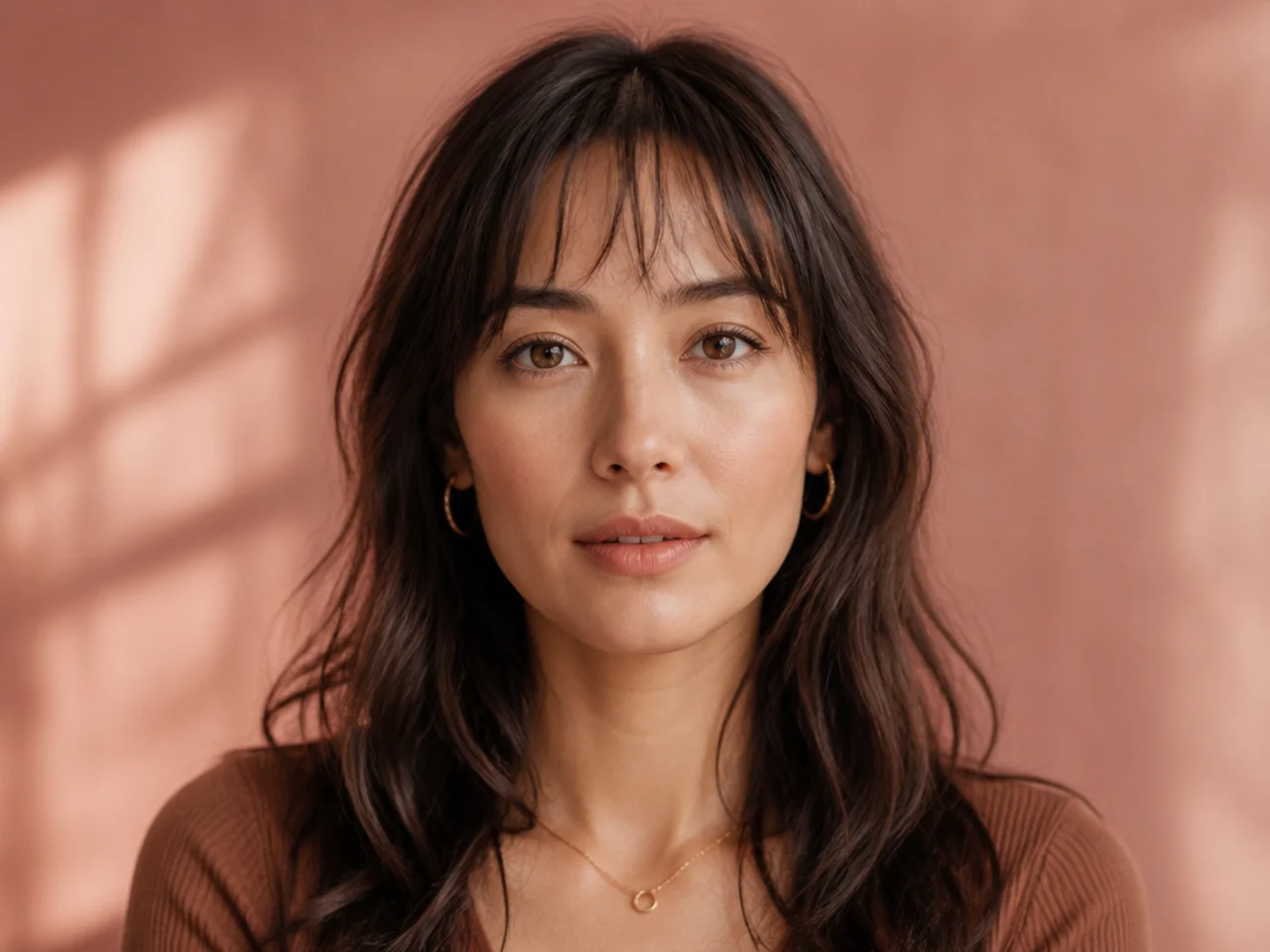 A very light barely-there fringe