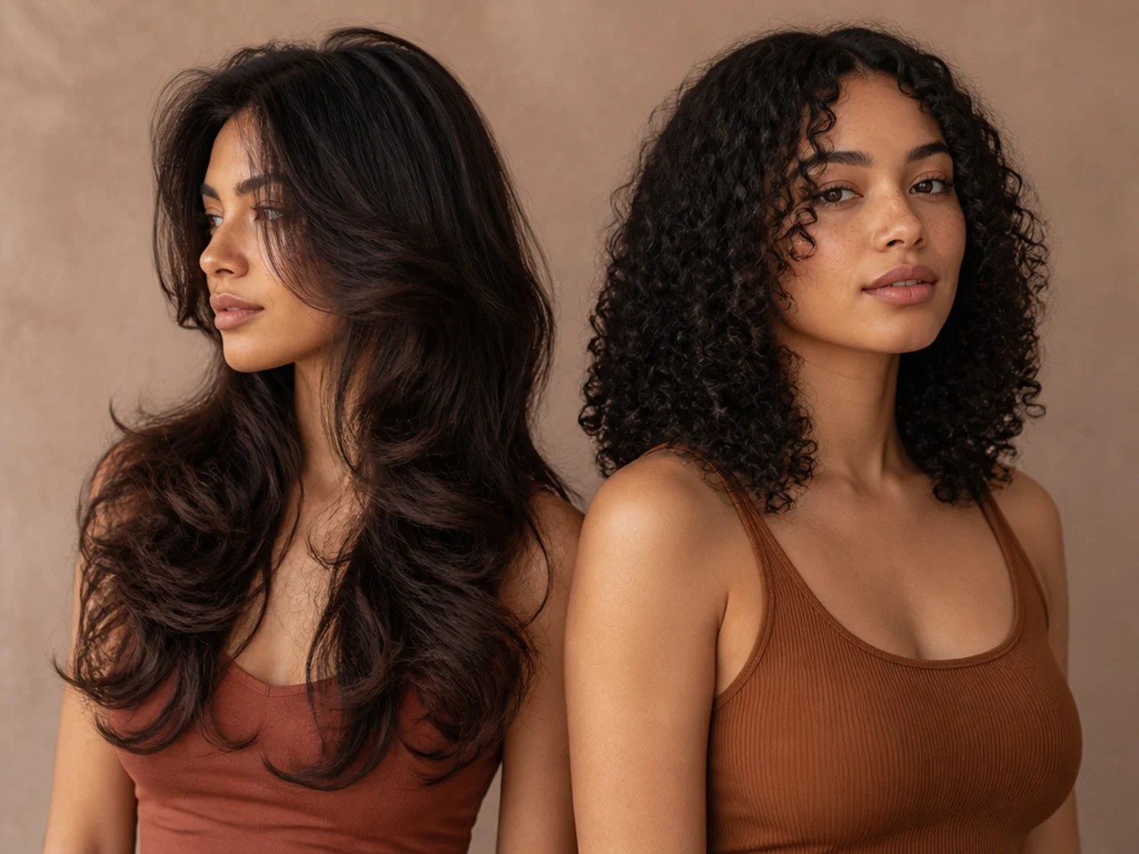 20 Curly Wolf Cut vs Butterfly Cut Differences