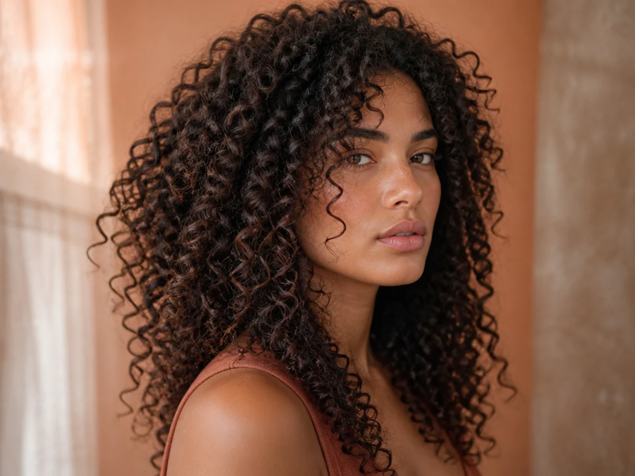 Well defined spiral curls in clearly stacked layers with strong separation