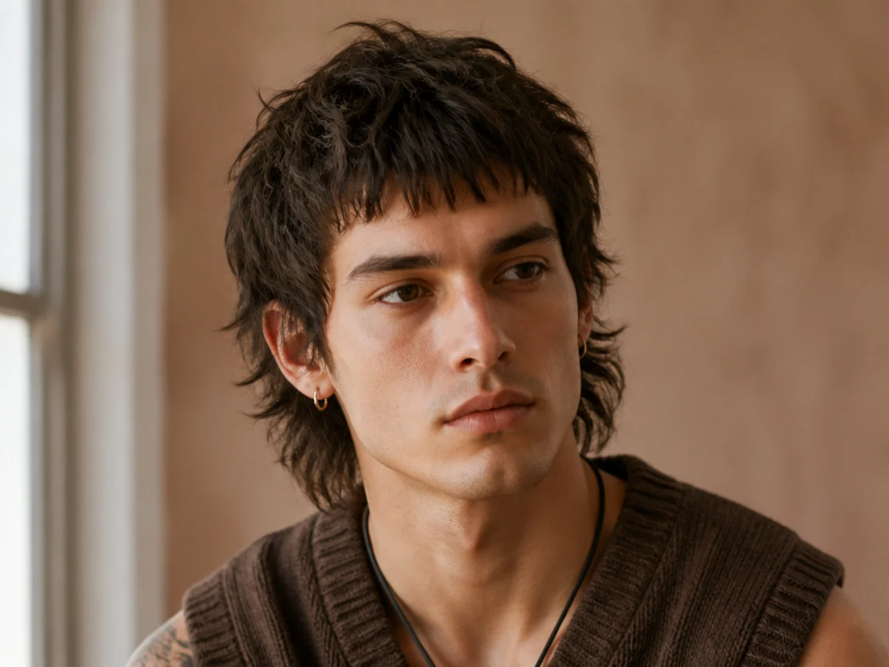 30 Gorgeous Wolf Cuts For Men With Thick Hair