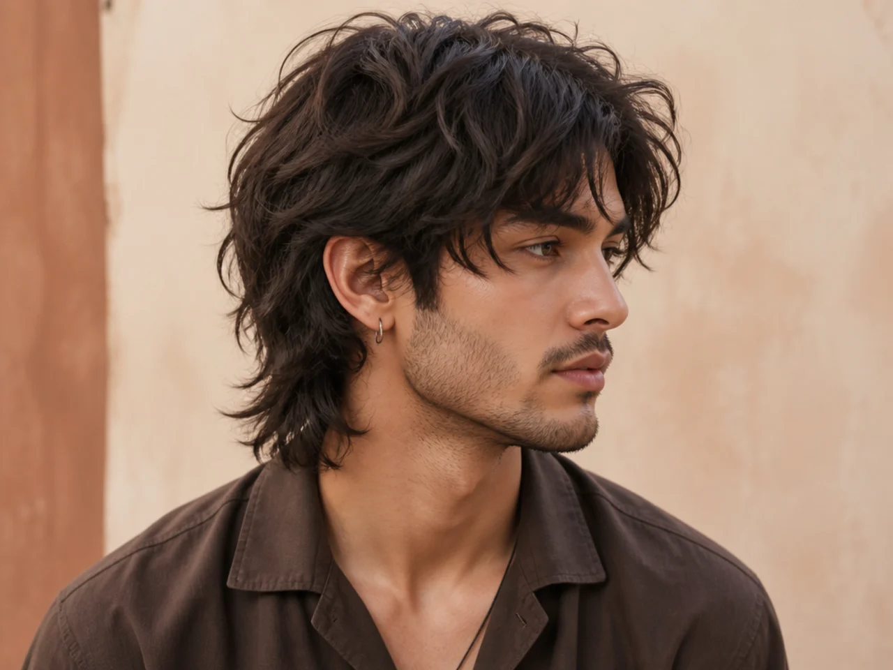 Wispy wolf cut on fine straight hair with delicate airy perimeter and thin face-framing strands