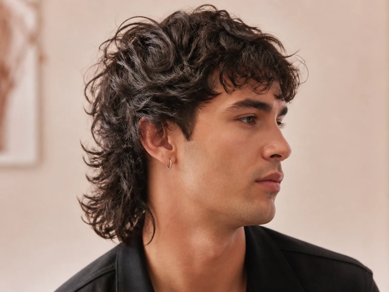 Grid of twenty wolf cut mullet variations on models of different ethnicities and hair types