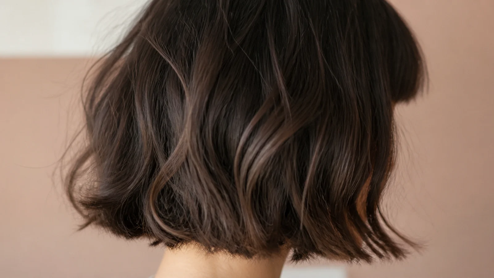 A short French bob with softly broken ends sitting above the jaw