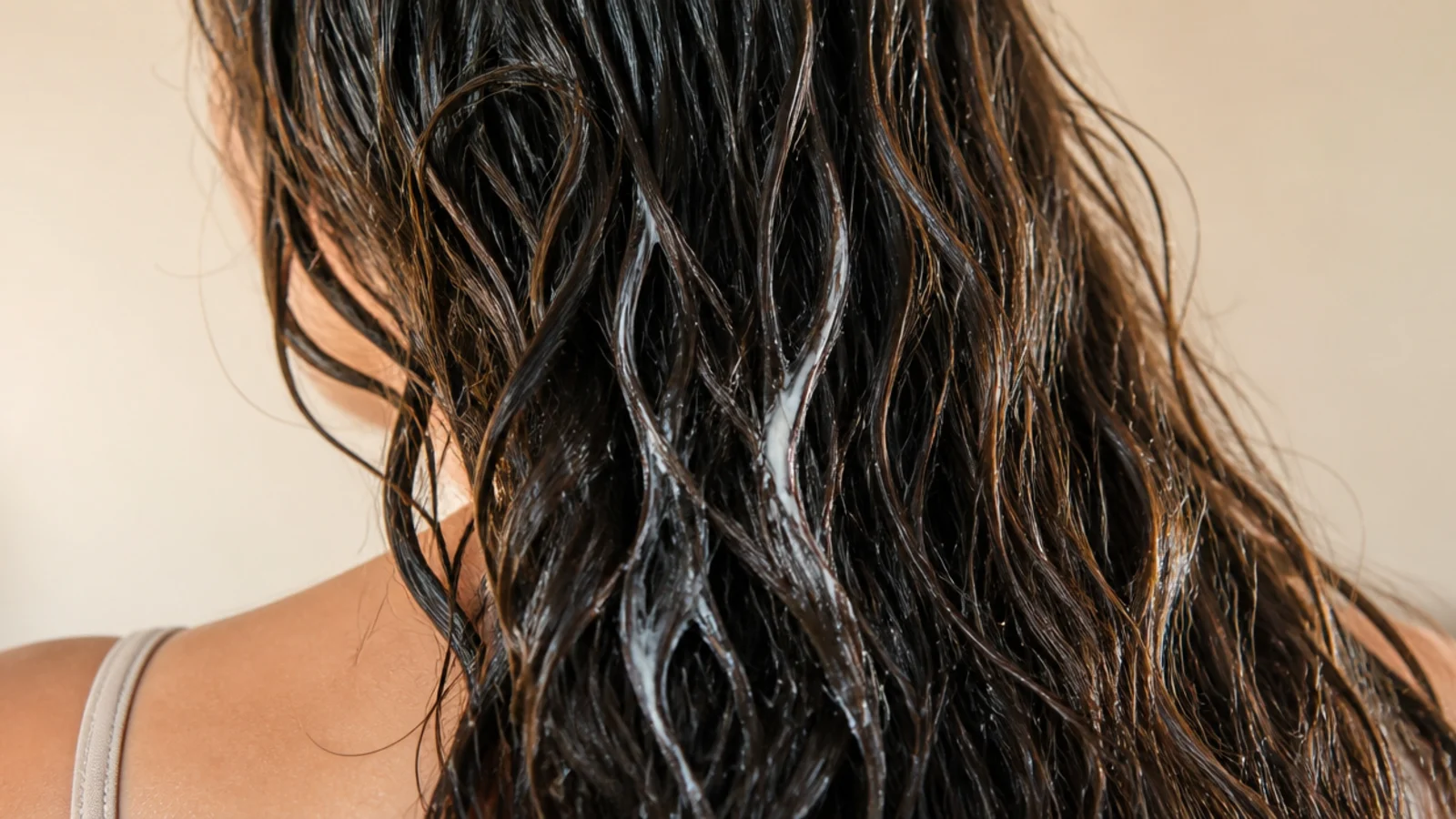 Three layers of product being applied in sequence to one wet section