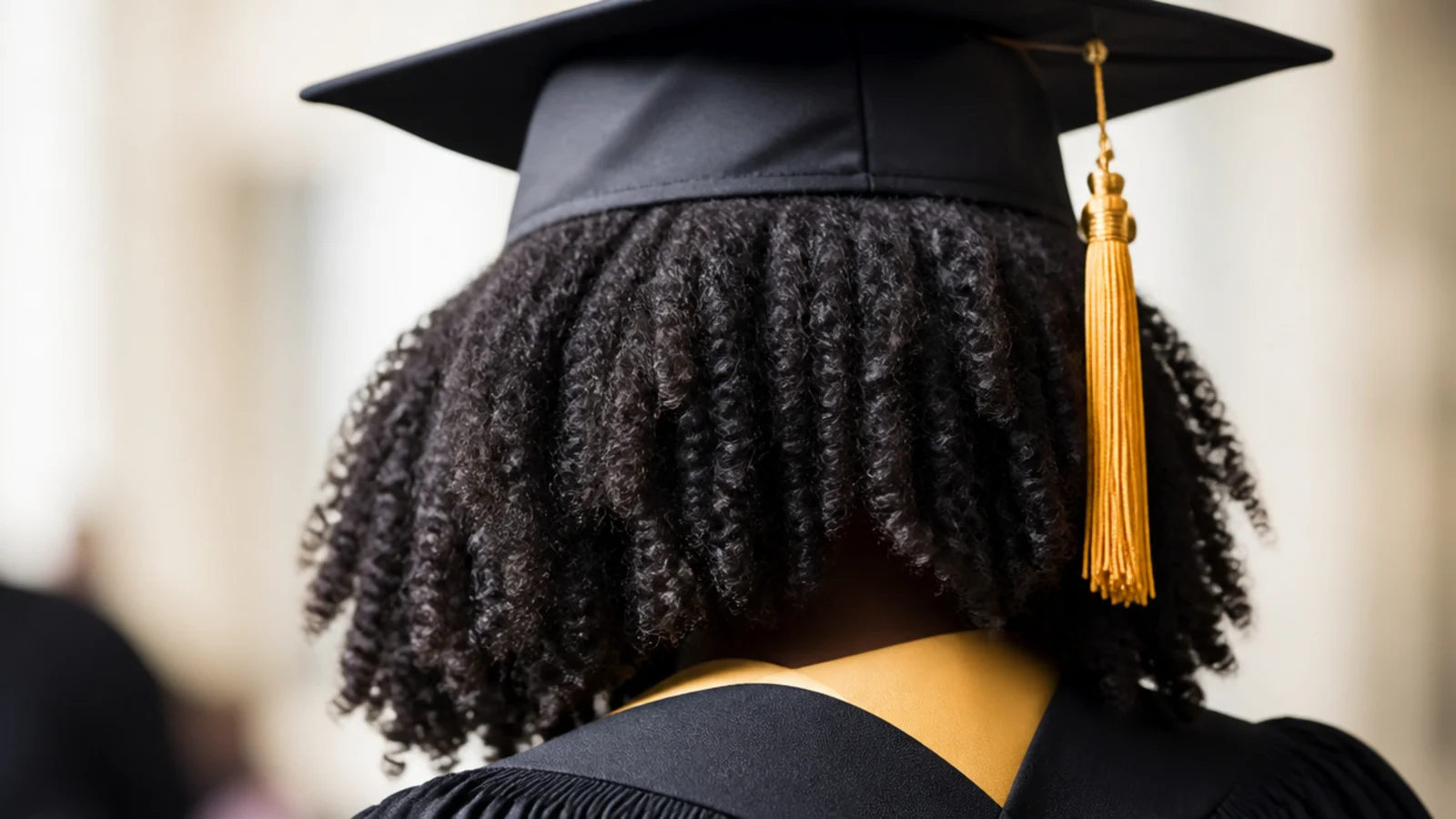 Defined twist out waves on coily hair
