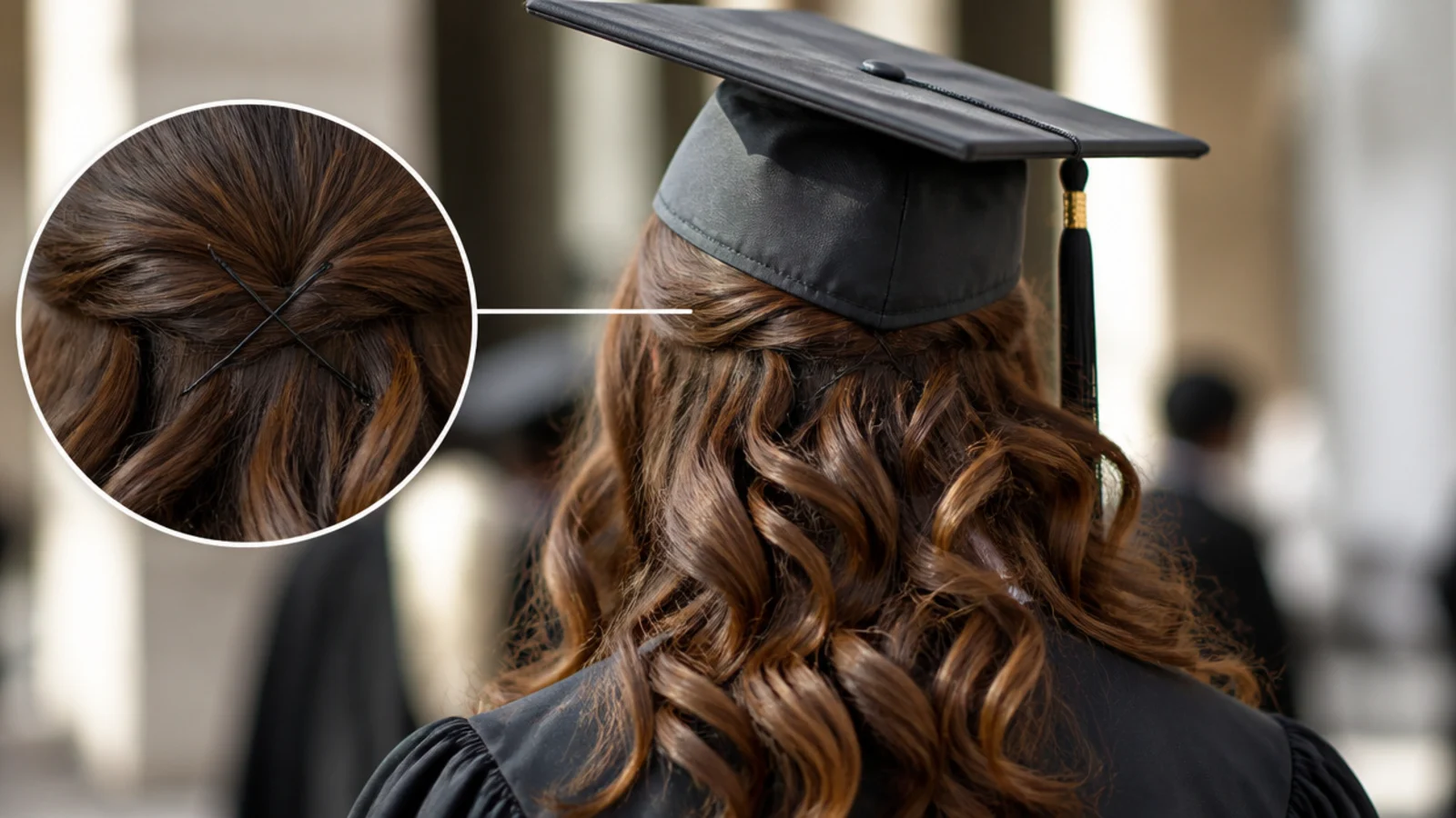 Gel being scrunched through wet curls to form a cast