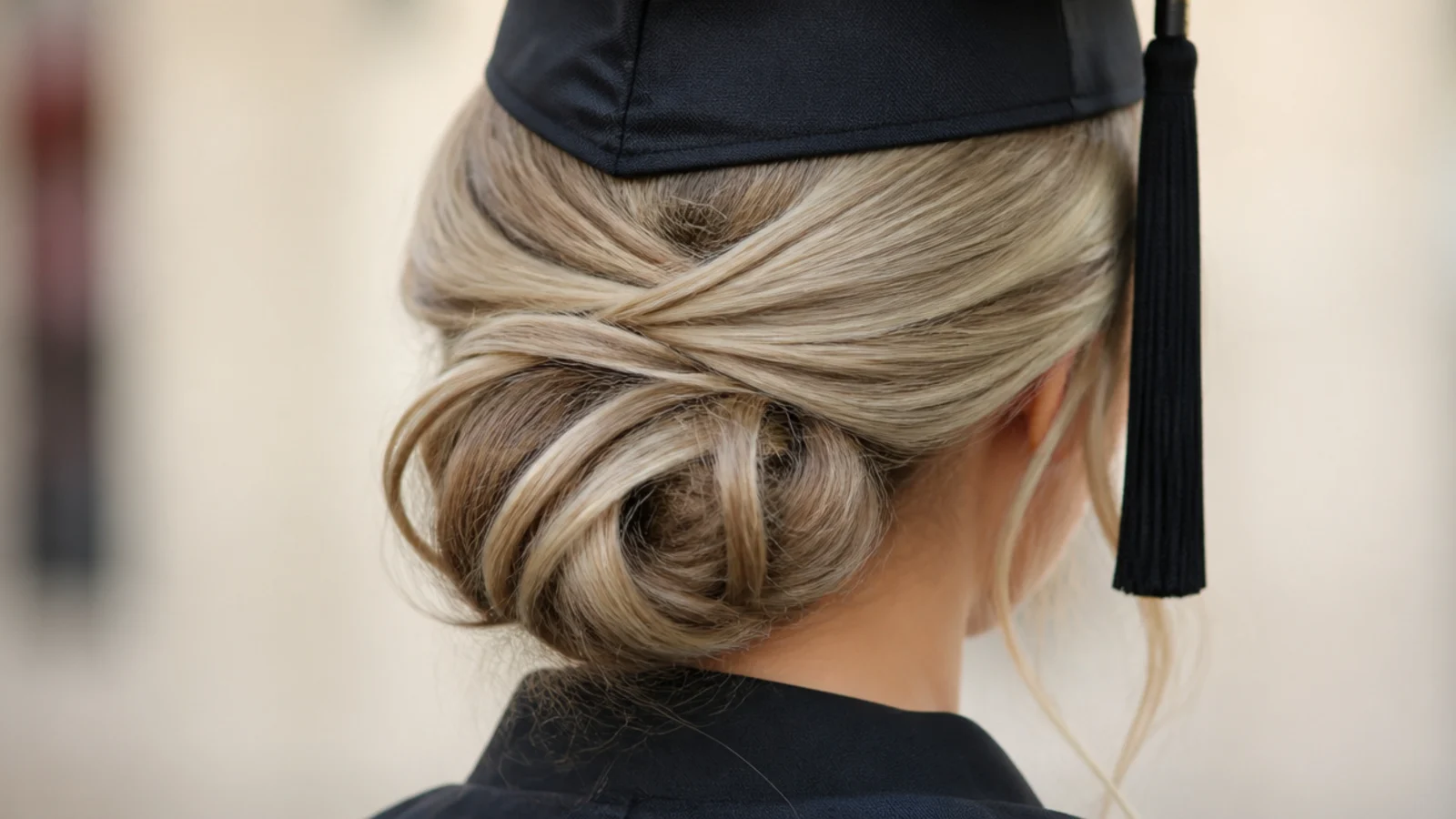 A fine tooth comb backcombing hair at the root for volume