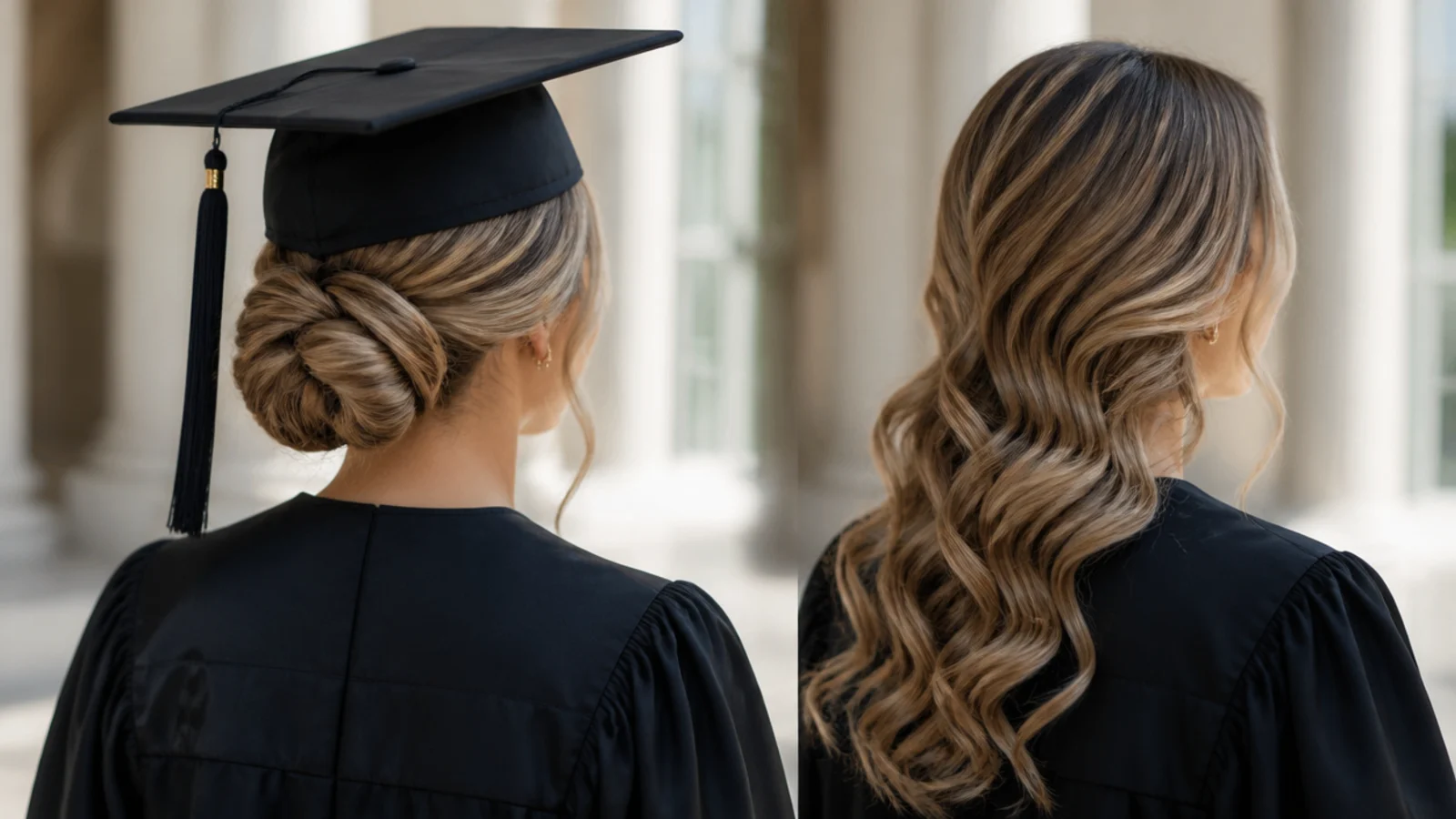 15 Graduation Hair Ideas for the Updo Versus Down Decision