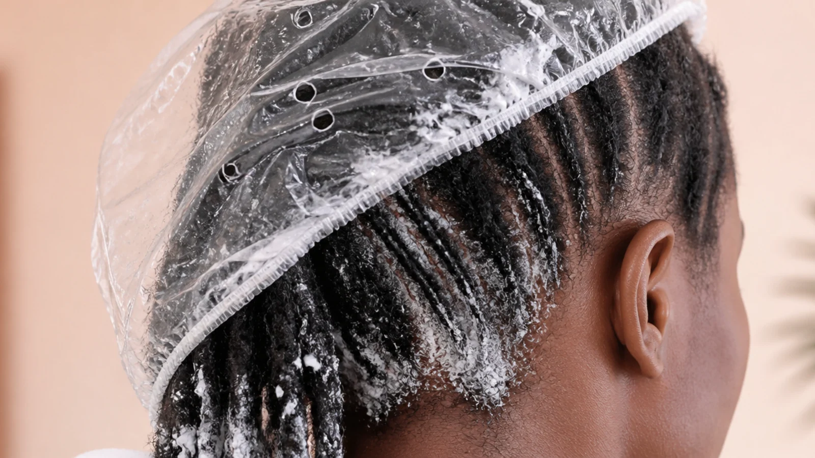 A clear processing cap over conditioner saturated coils