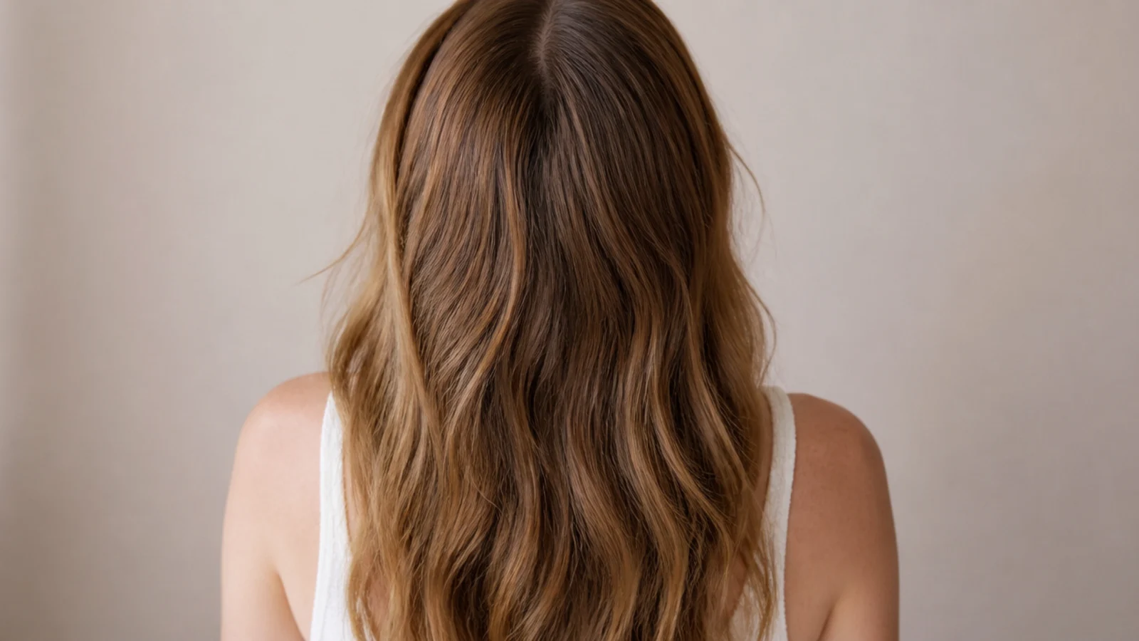 Monthly photographs of the same hairstyle compared on a phone