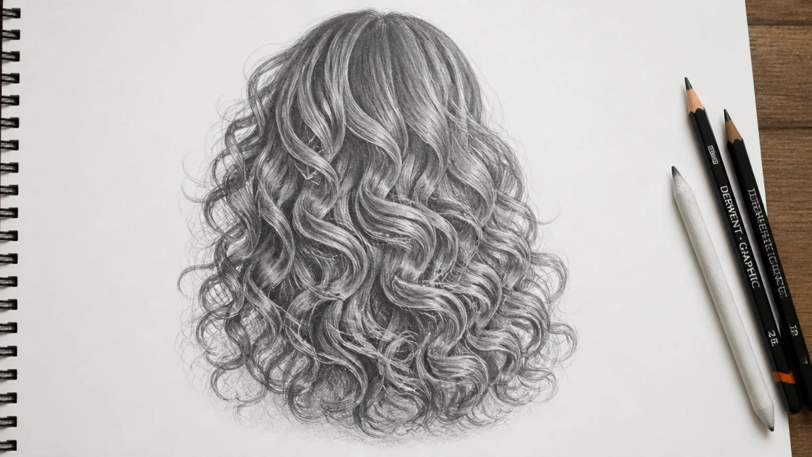 20 Curly Hair Sketch Ideas and How to Draw Every Curl Type