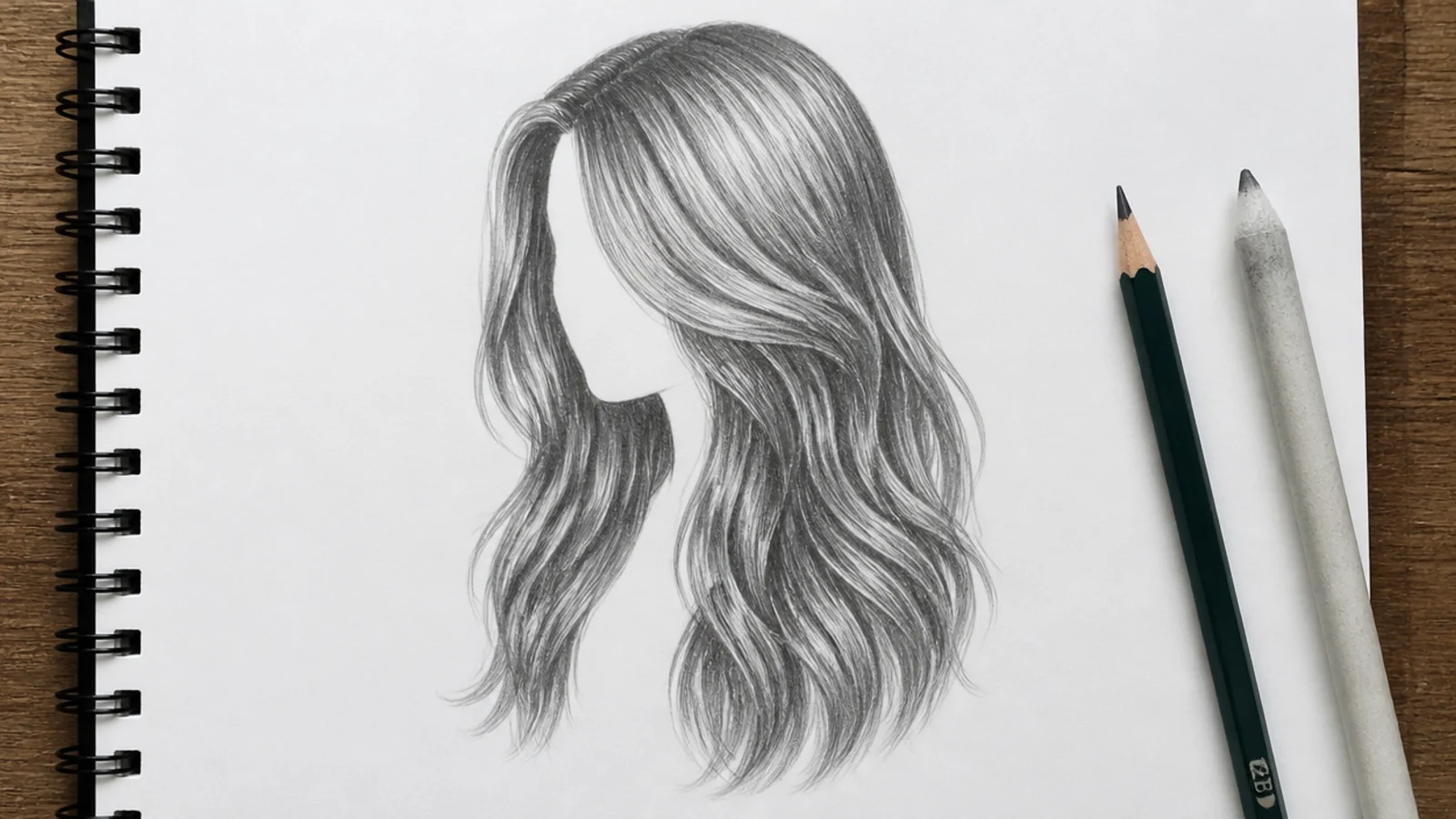 15 Girl Hair Sketch Ideas to Draw
