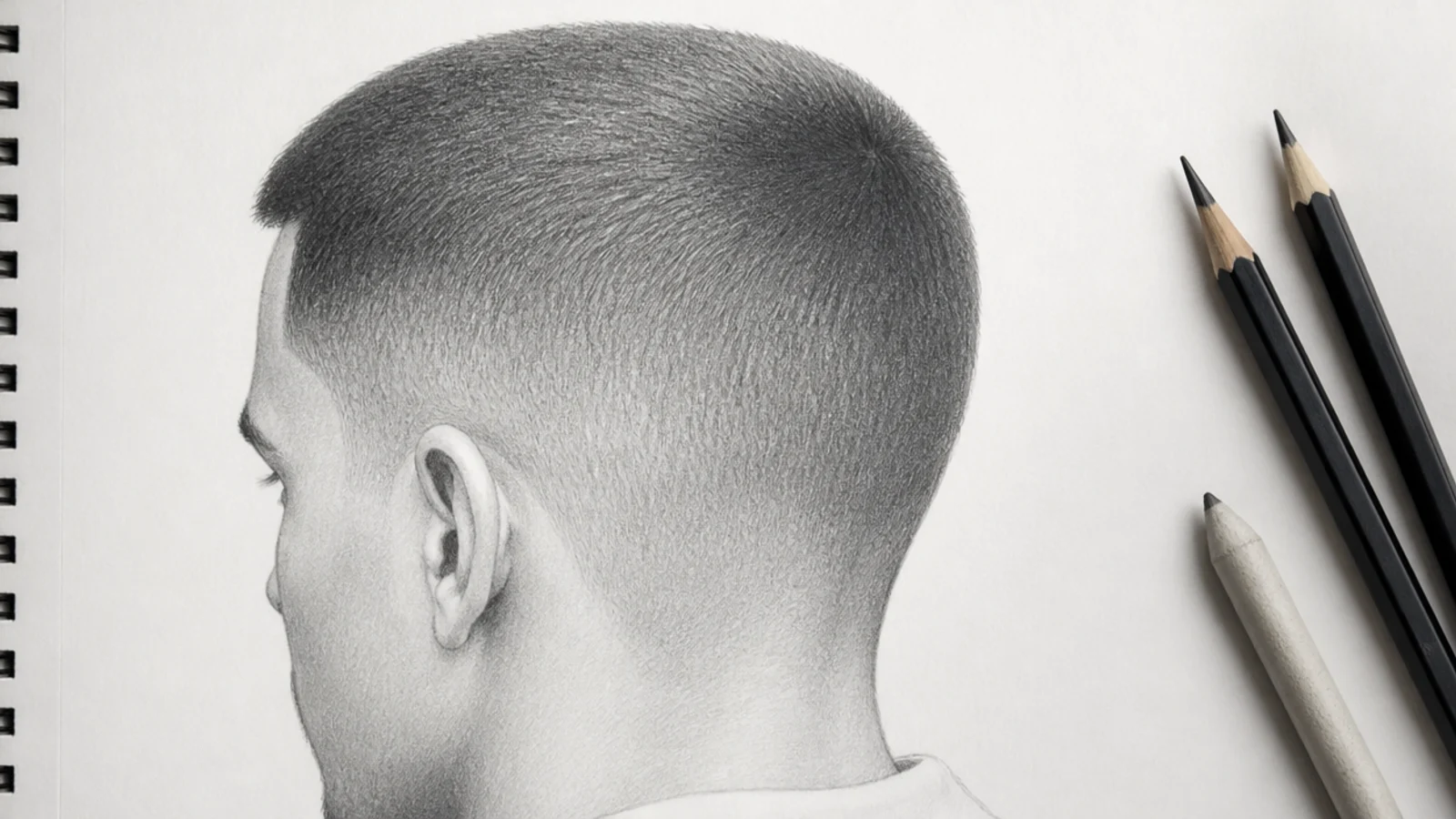 A study showing the value steps across a faded haircut