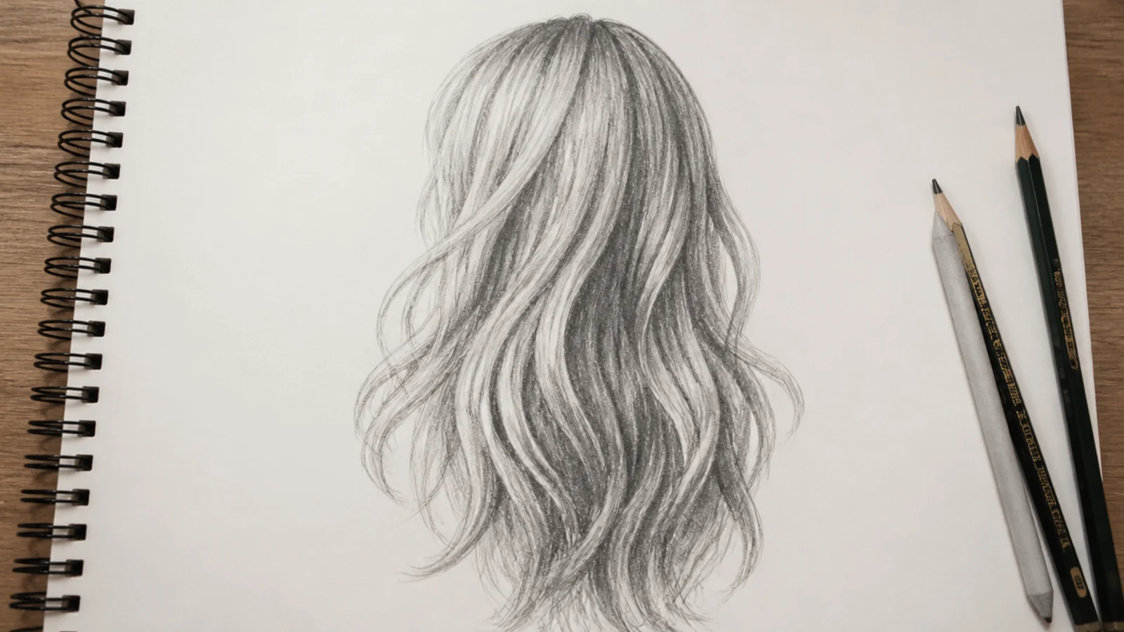 How to Sketch Hair in 20 Rules That Fix Flat Drawings