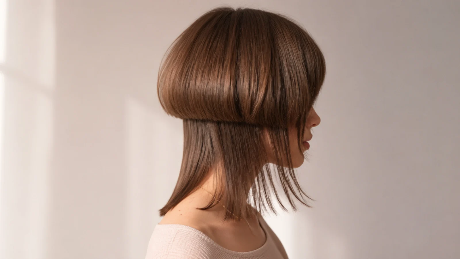 A short stepped cut with only a few inches between the two lengths
