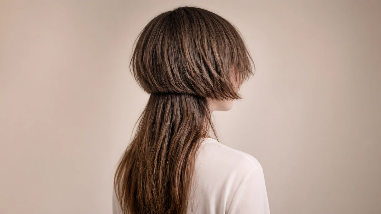 Lived in second day hair with a softer upper layer