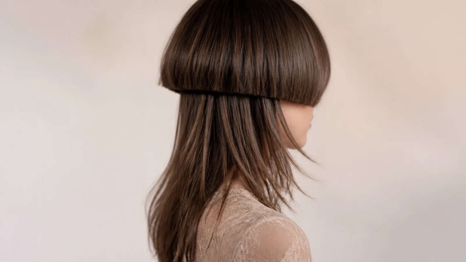 Thick hair with substantial layers removing weight through the lengths