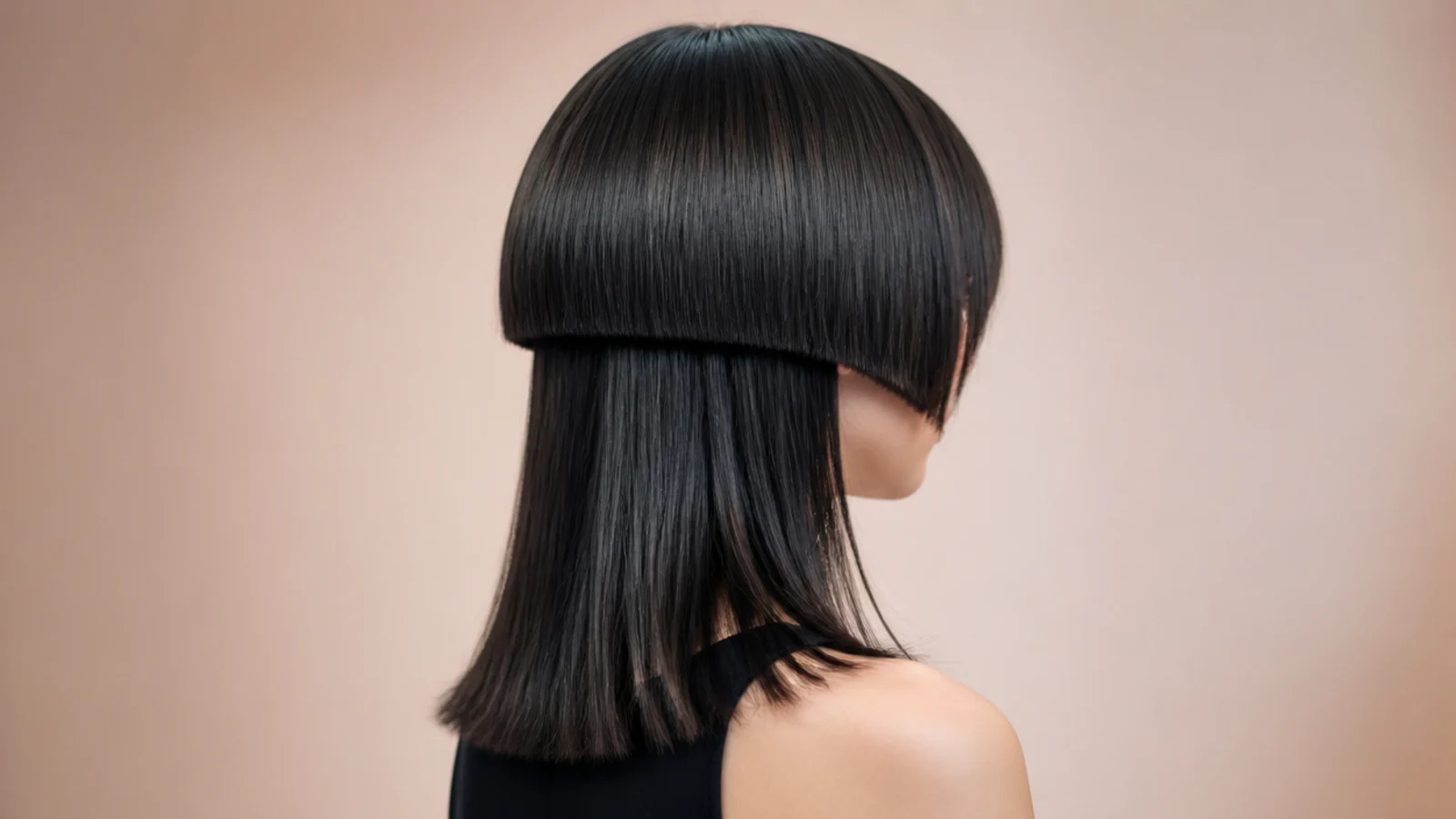 Fine hair with only a few long layers through the ends