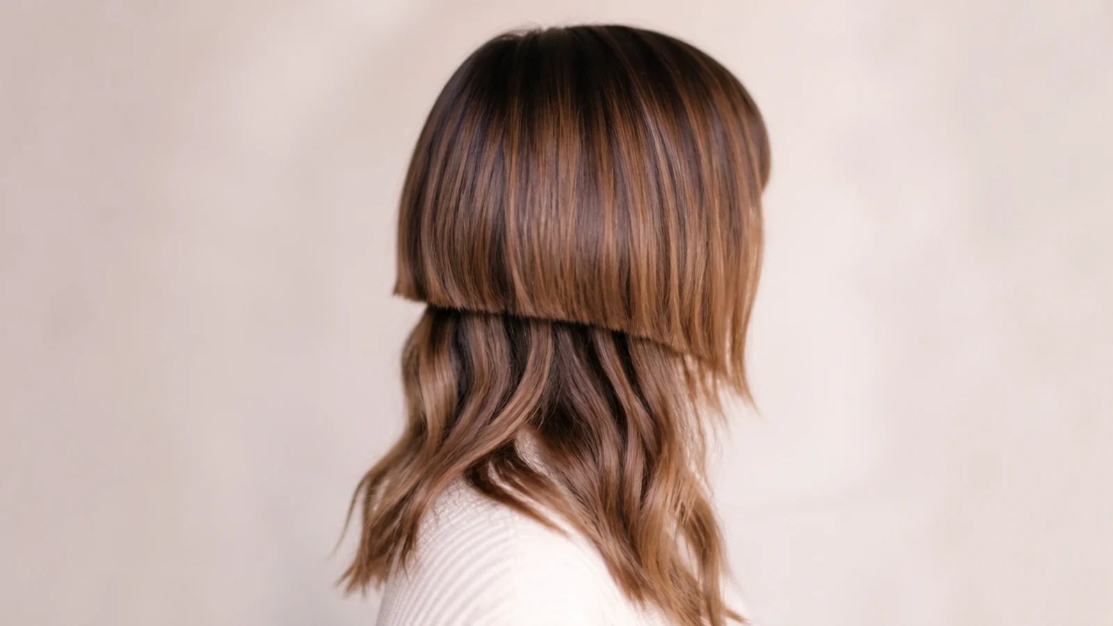 A wavy bell sitting level with the jawline