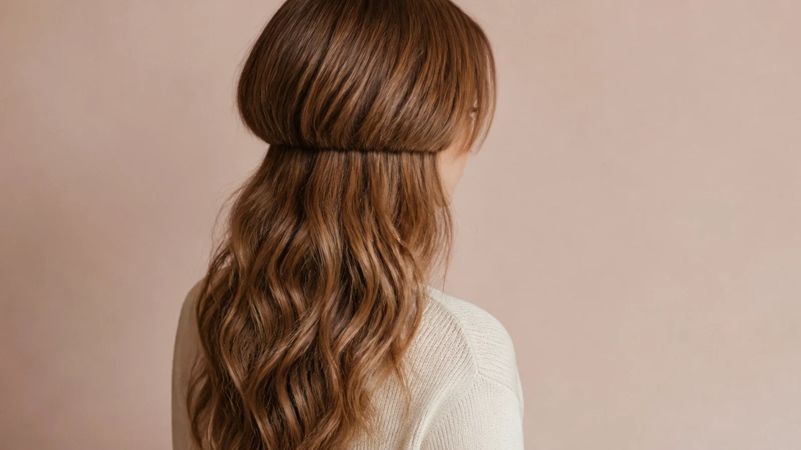 Long braid set waves falling below a rounded bell