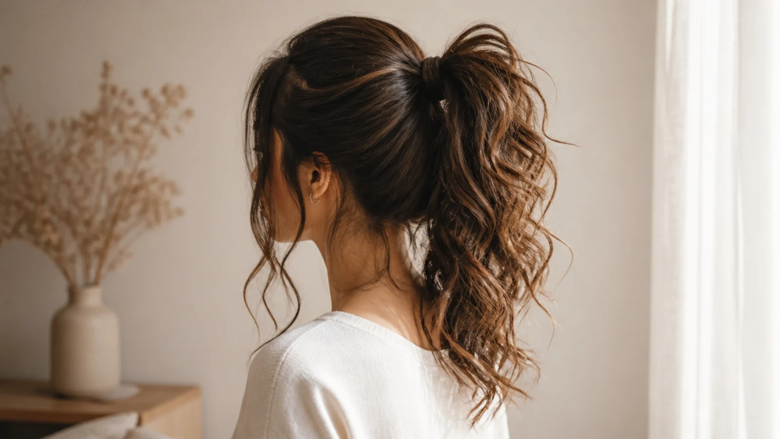 15 Curly Messy Ponytail Ideas That Hold All Day