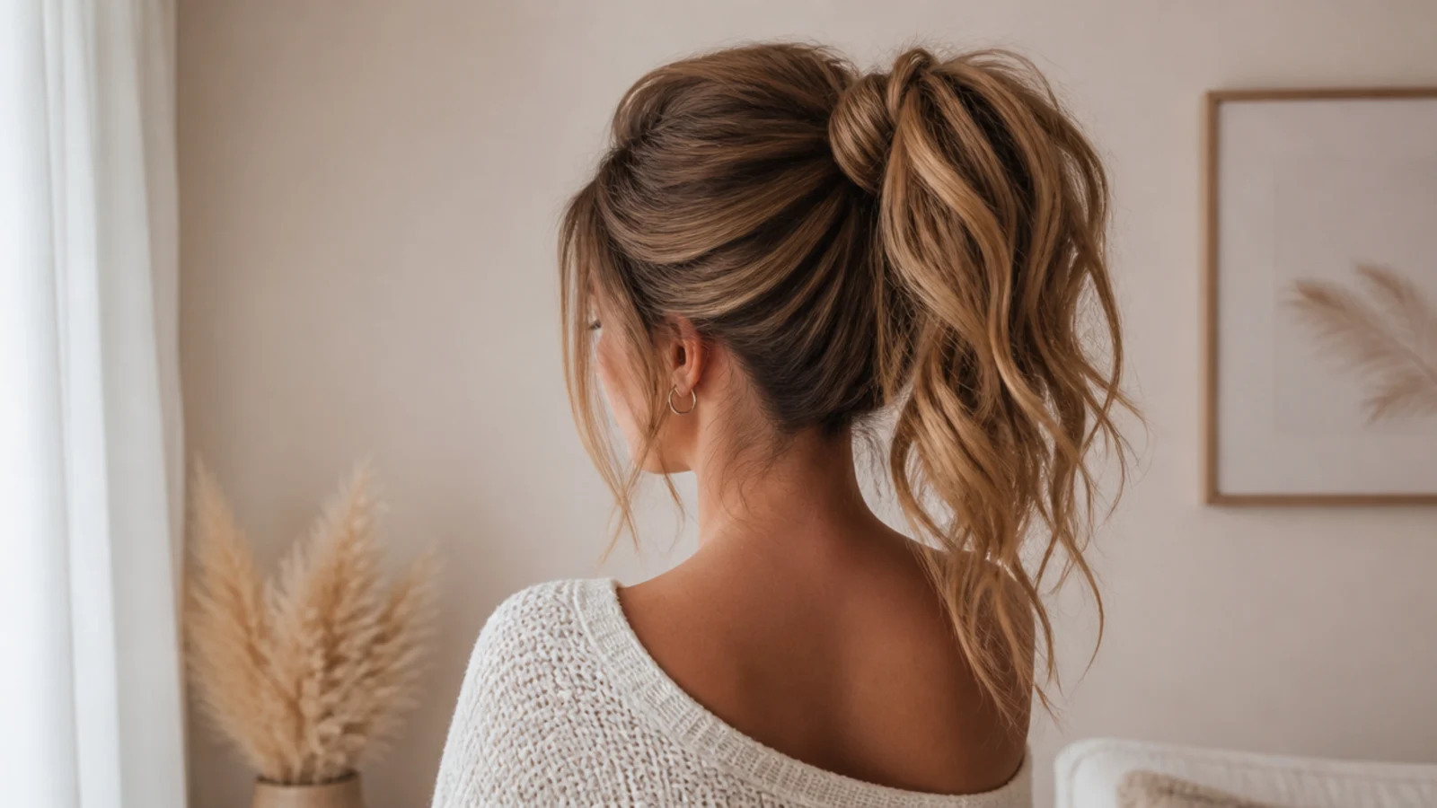 20 High Messy Ponytail Ideas