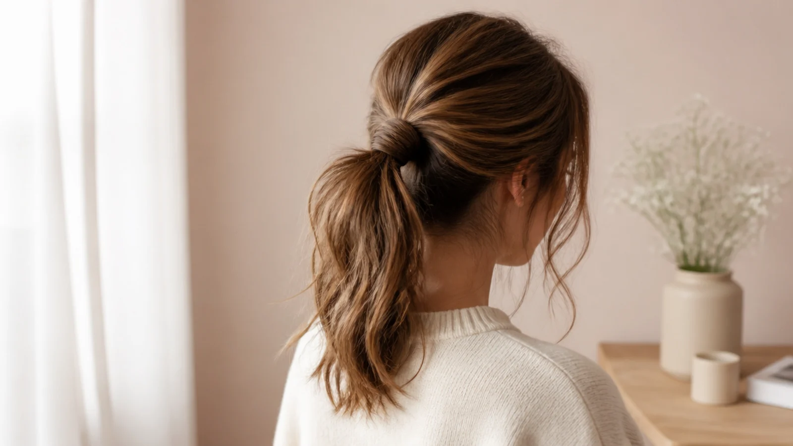 15 Messy Ponytail Ideas for Medium Hair