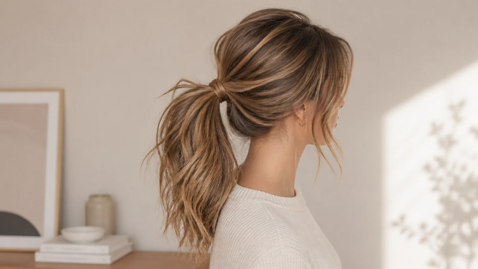 20 Messy Ponytail Ideas With Bangs