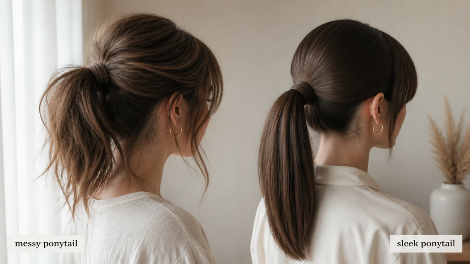 A smoothed fringe compared with a separated piecey one