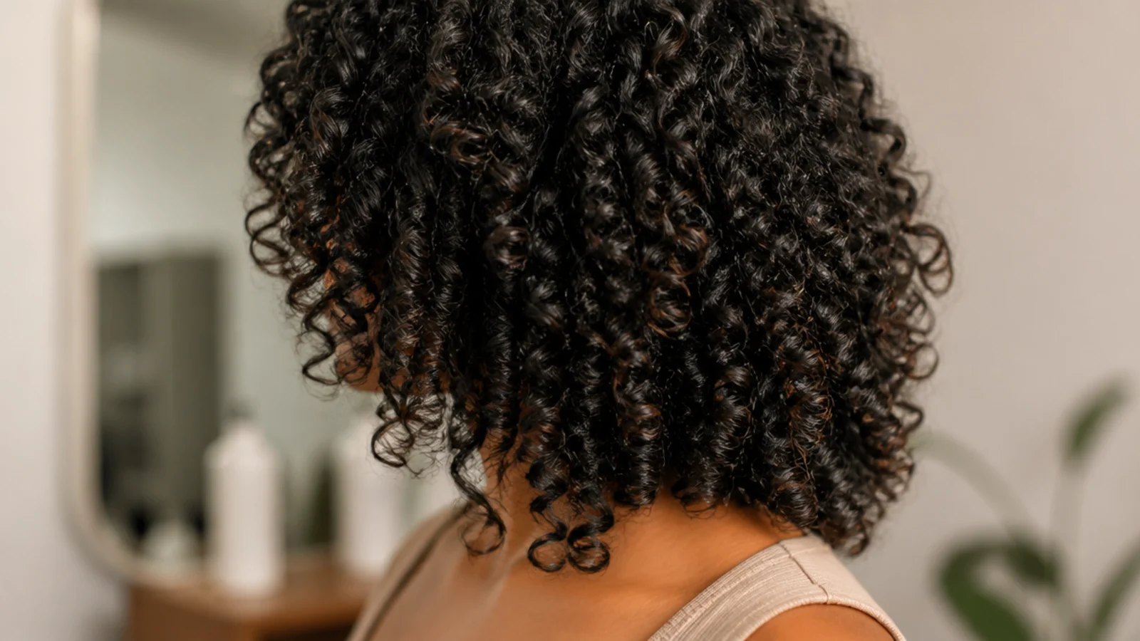 Tight coils in a rounded mid length shape
