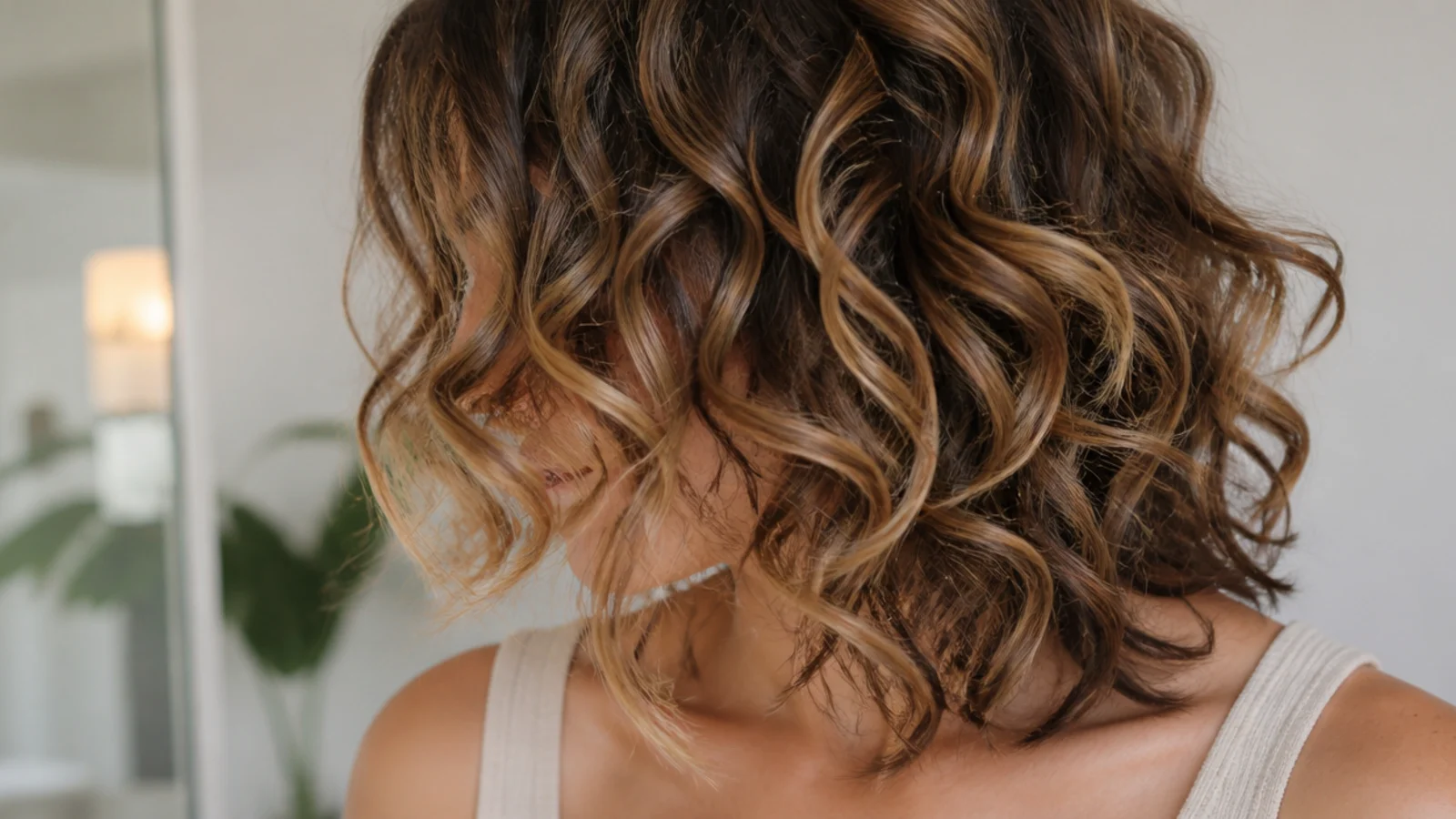 Curly front pieces cut individually in their dry position